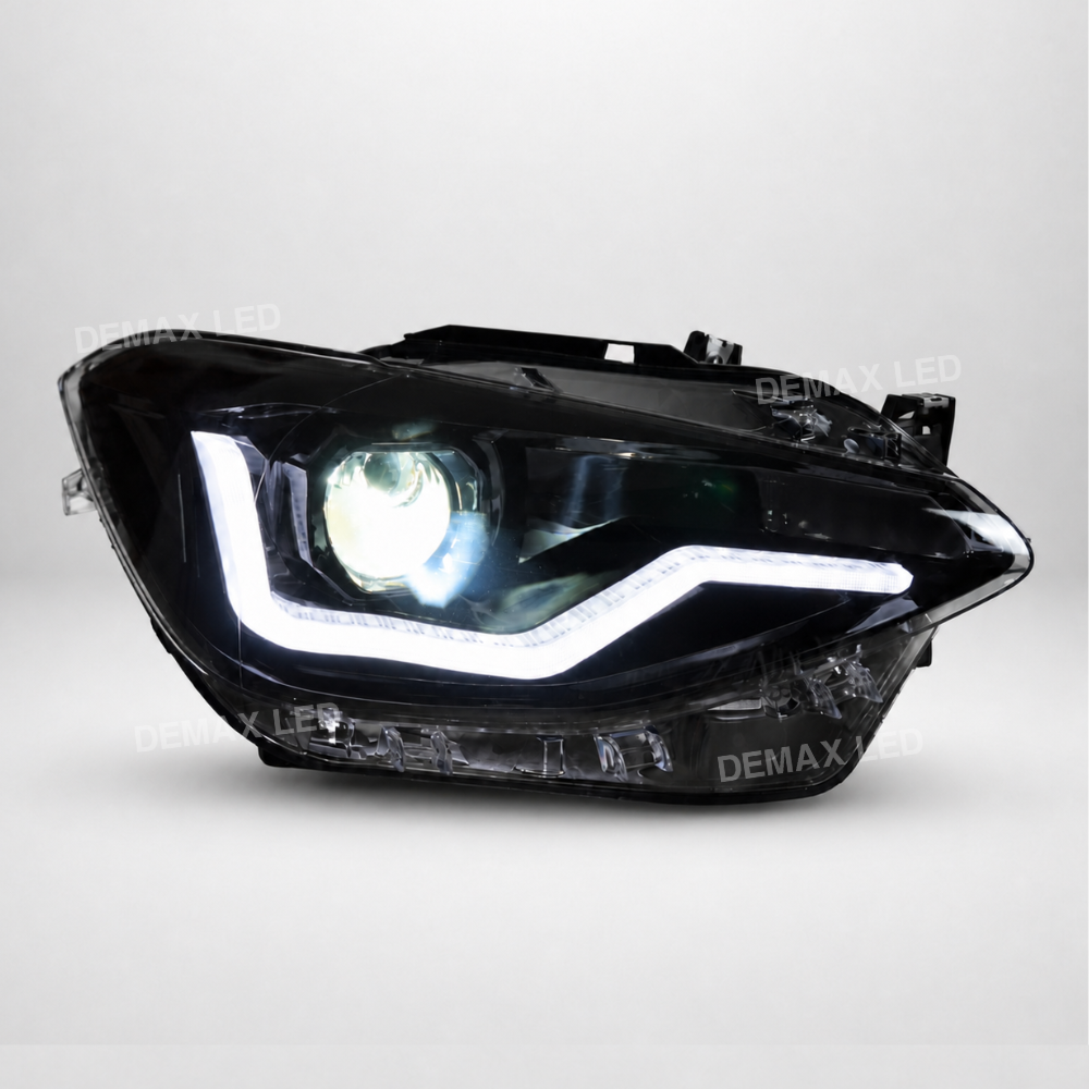 Phares LED pour BMW Série 1 F20/F21 Pré-LCI avec feux de croisement allumés