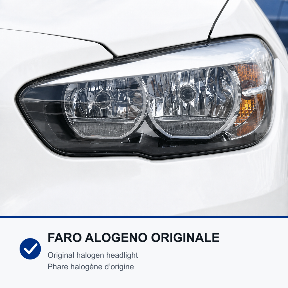 Phare halogène d’origine BMW Série 1 F20/F21 LCI 2015–2019 pour vérifier la compatibilité