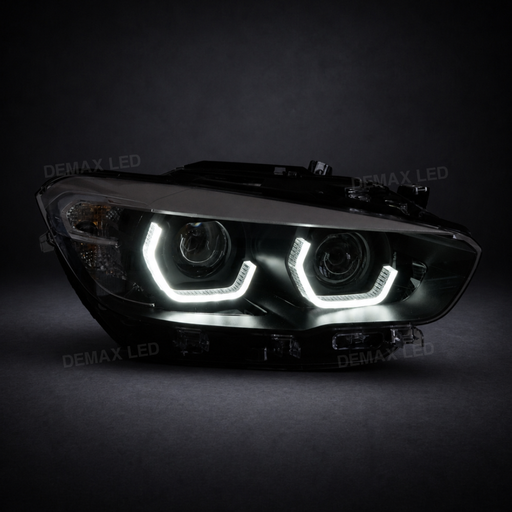 Feux de position des phares Full LED BMW Série 1 F20/F21 LCI de nuit