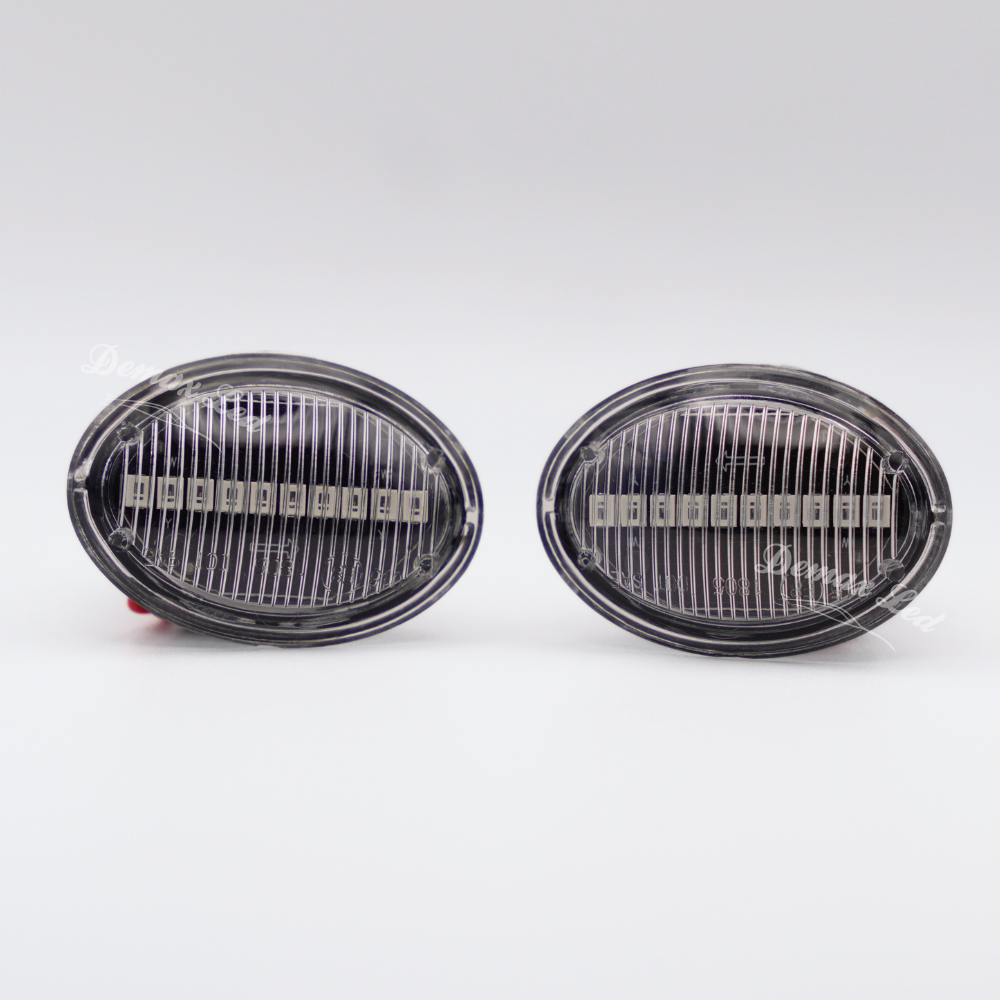 LED dynamic side indicators for Fiat 500 and Abarth, Smoked and Clear versions • Indicateurs latéraux LED dynamiques pour Fiat 500 et Abarth, versions Fumé et Transparent